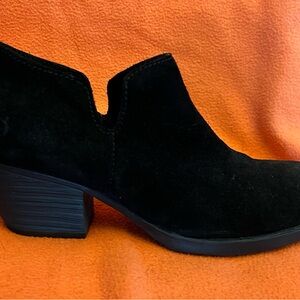 Born black Antonia booties distressed suede